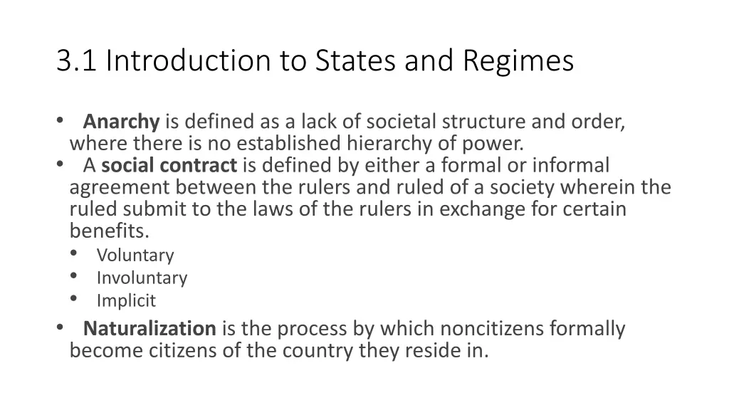 3 1 introduction to states and regimes