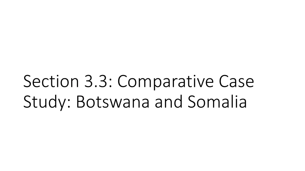 section 3 3 comparative case study botswana