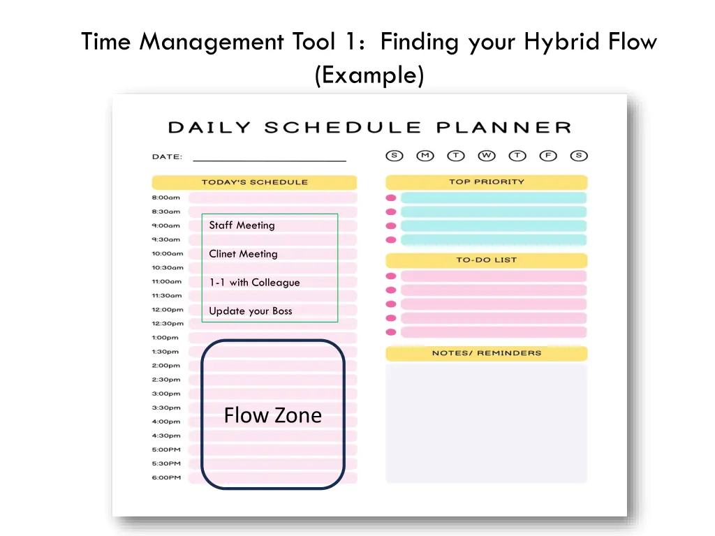 time management tool 1 finding your hybrid flow