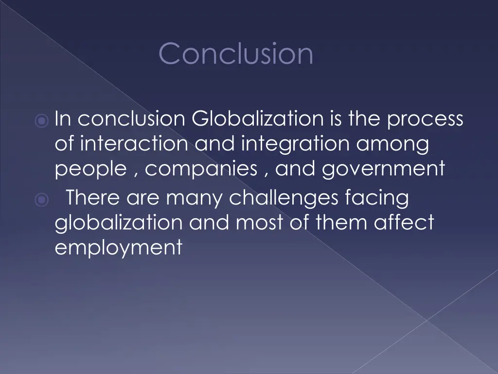 conclusion