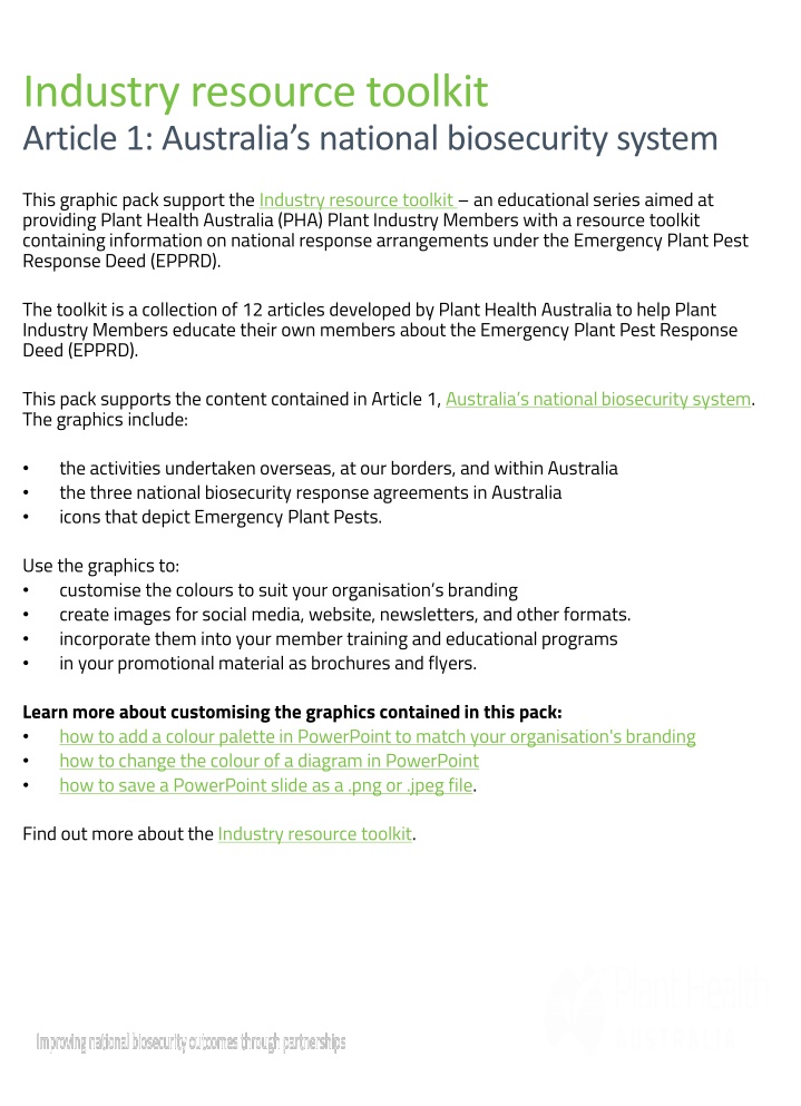industry resource toolkit article 1 australia