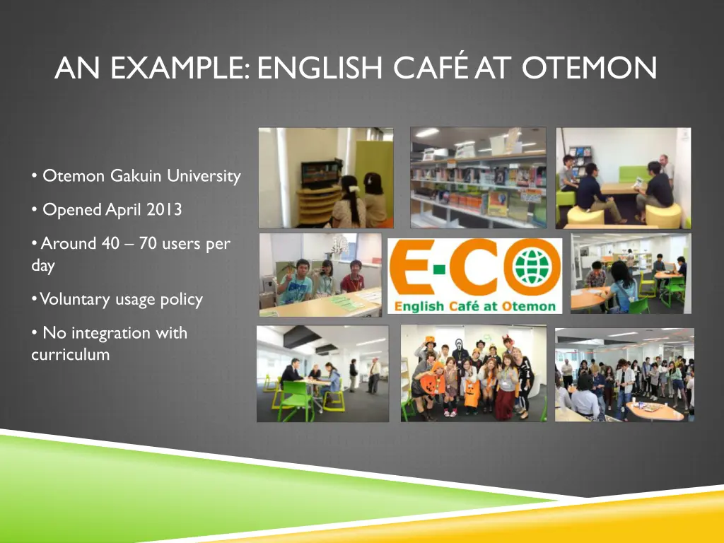 an example english caf at otemon