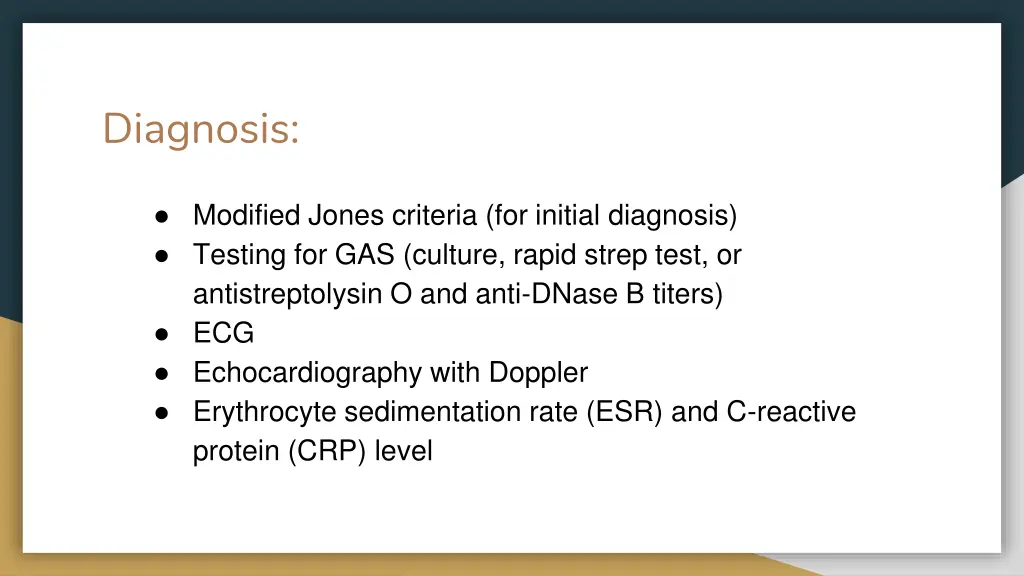 diagnosis