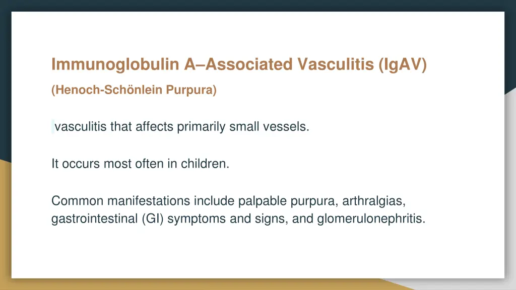 immunoglobulin a associated vasculitis igav