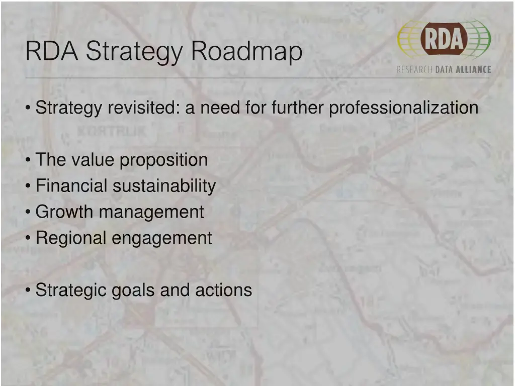 rda strategy roadmap