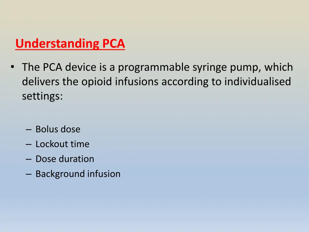 understanding pca