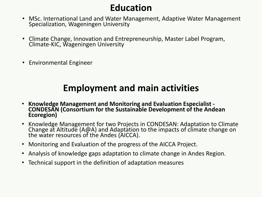 education