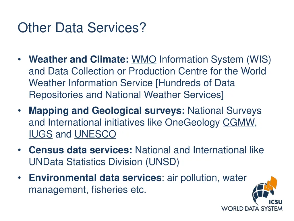other data services