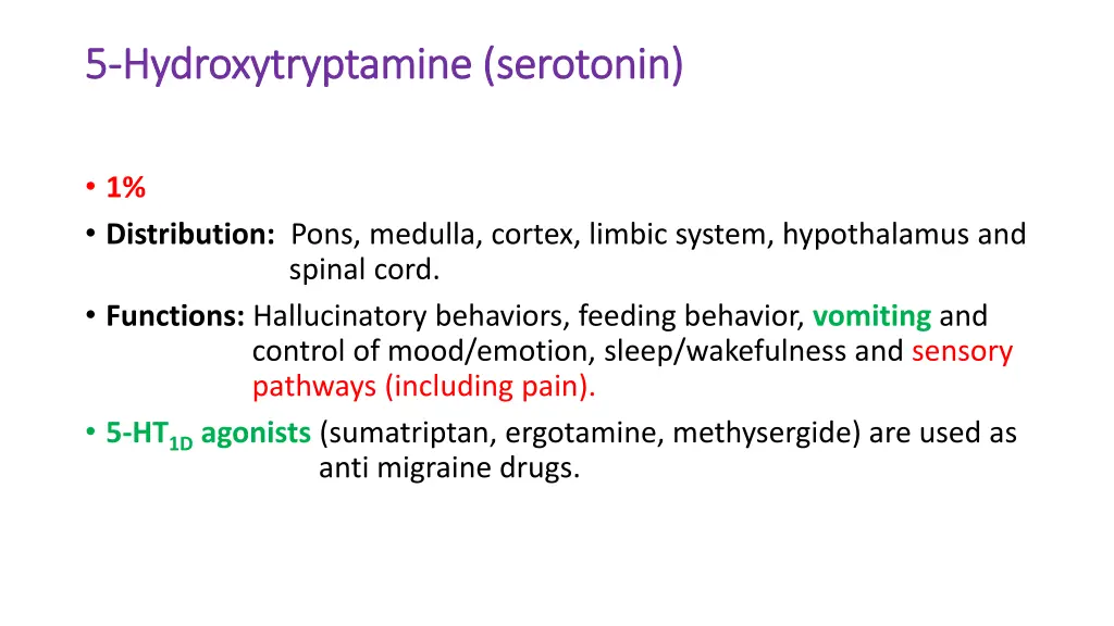 5 5 hydroxytryptamine serotonin hydroxytryptamine
