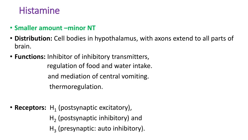 histamine histamine