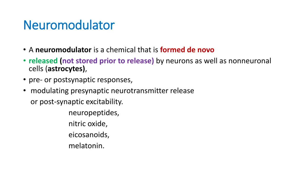 n neuromodulator euromodulator