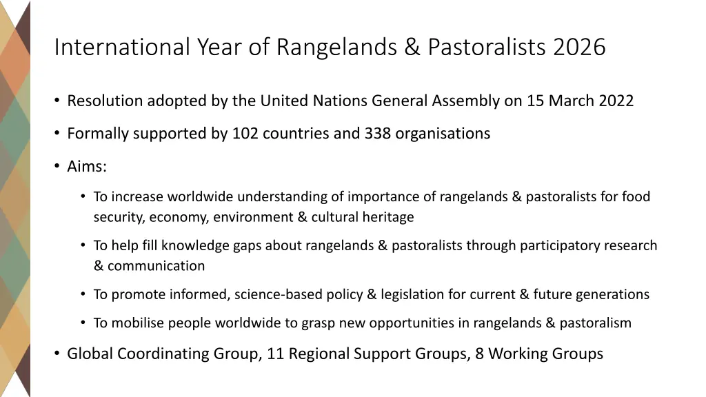 international year of rangelands pastoralists 2026