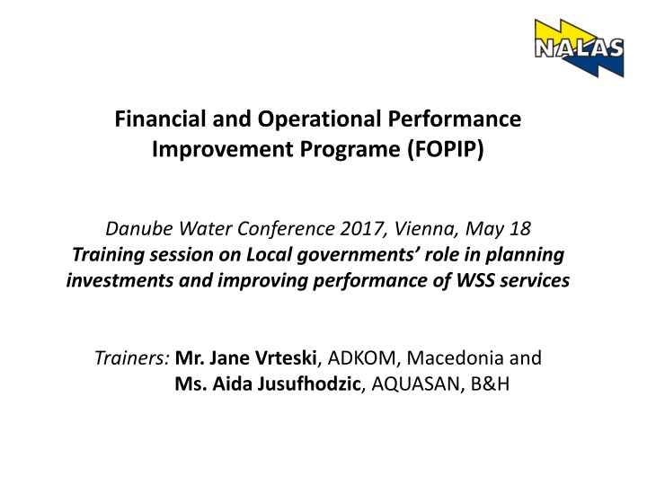 financial and operational performance improvement