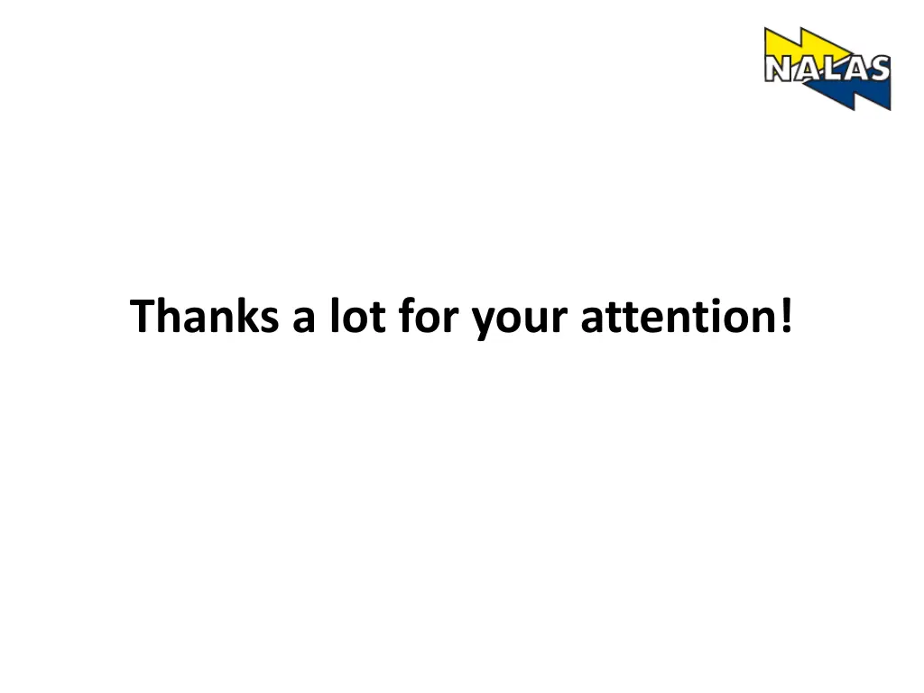 thanks a lot for your attention
