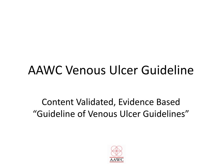 aawc venous ulcer guideline
