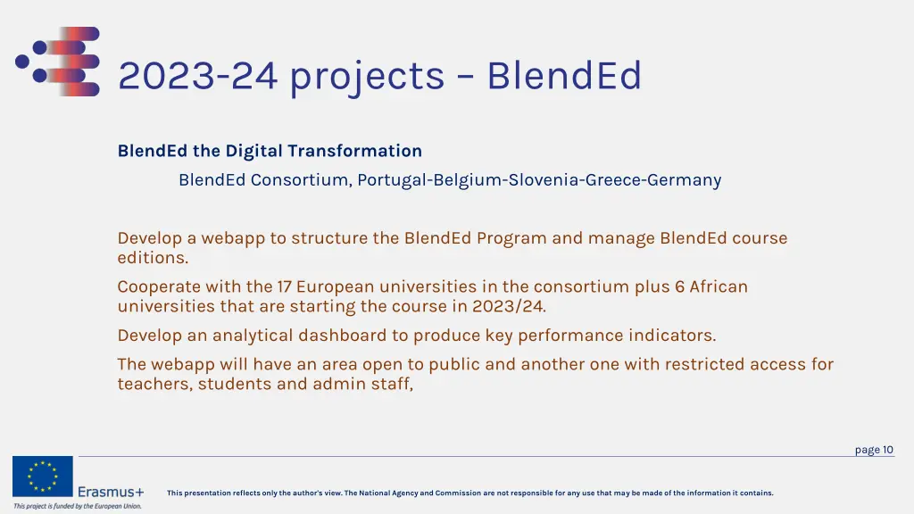2023 24 projects blended