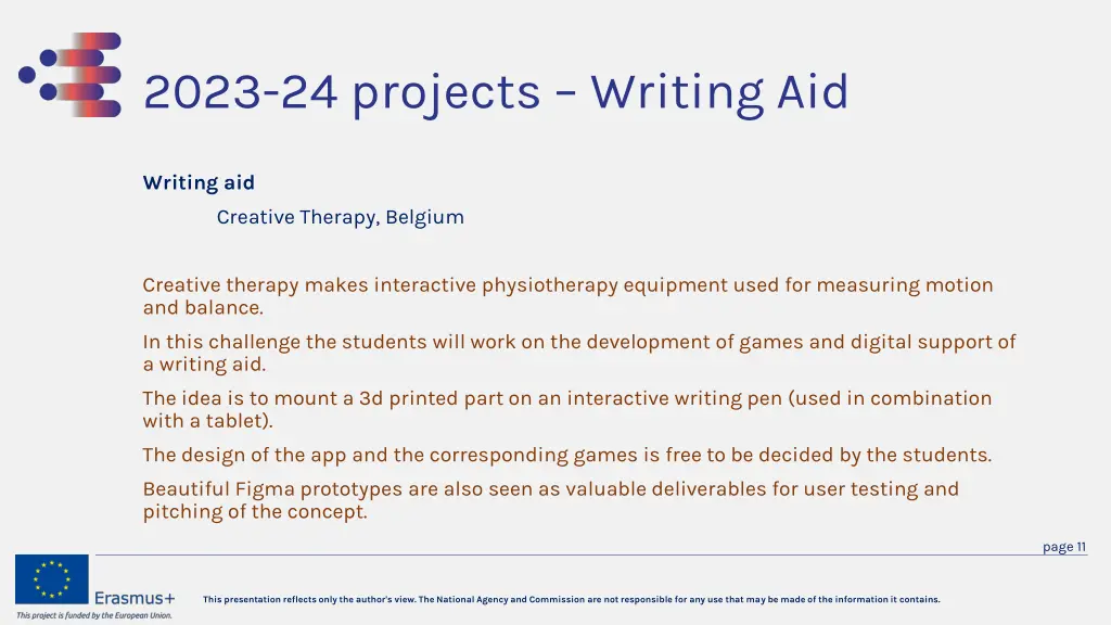 2023 24 projects writing aid