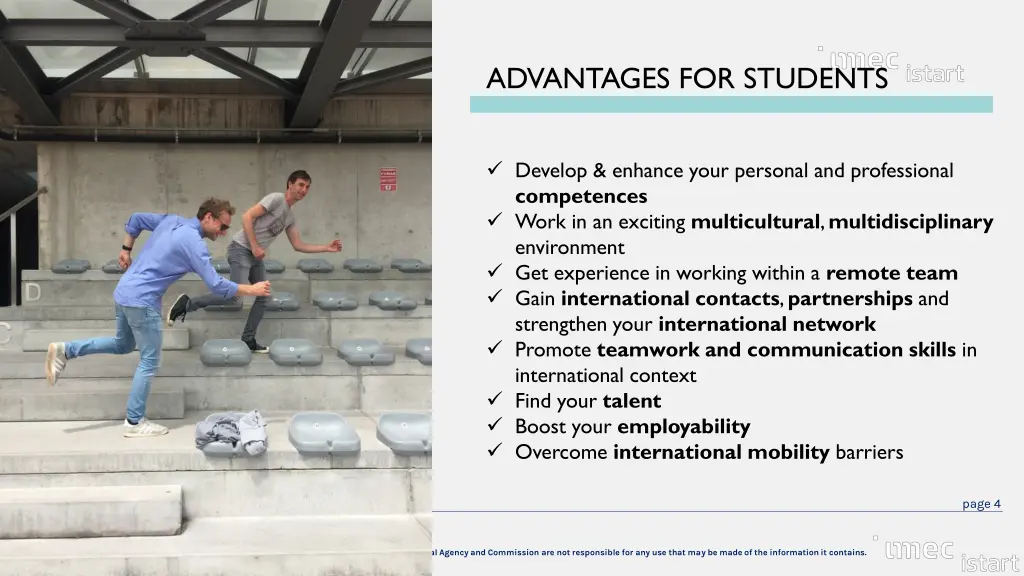 advantages for students