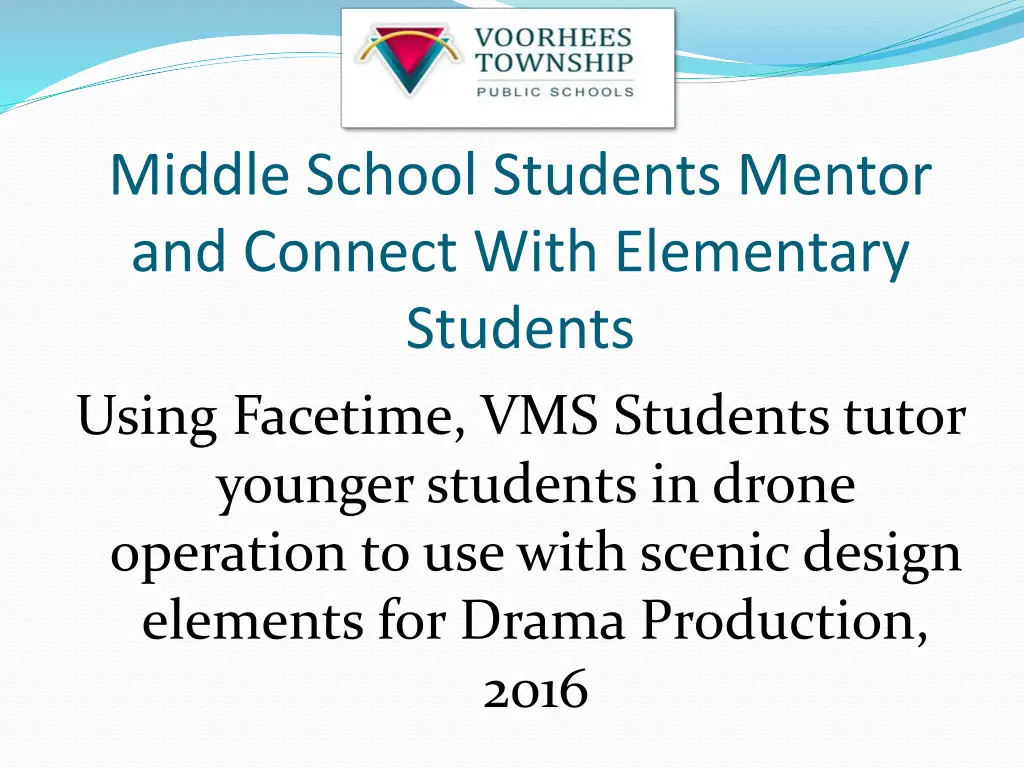middle school students mentor and connect with