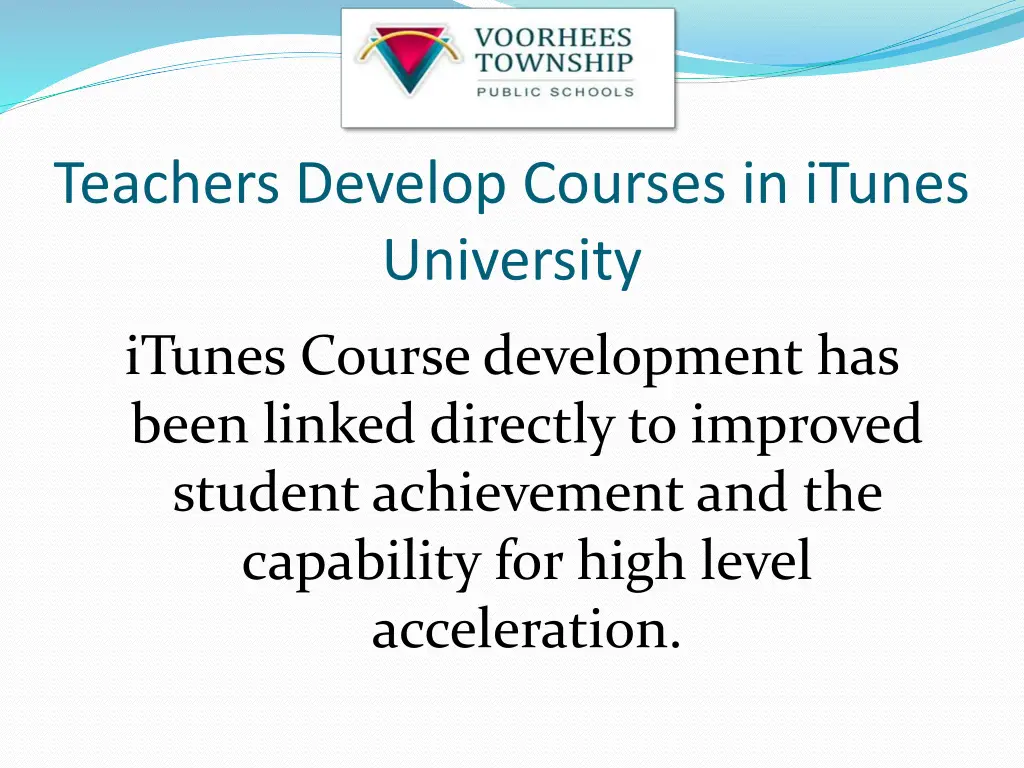 teachers develop courses in itunes university