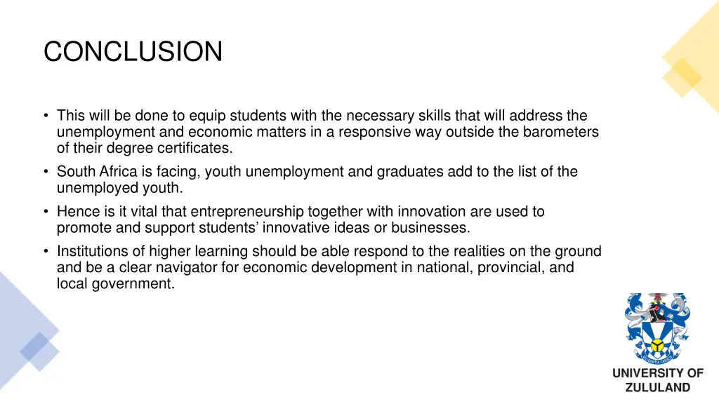 conclusion