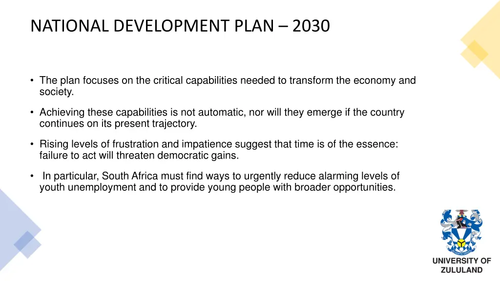 national development plan 2030