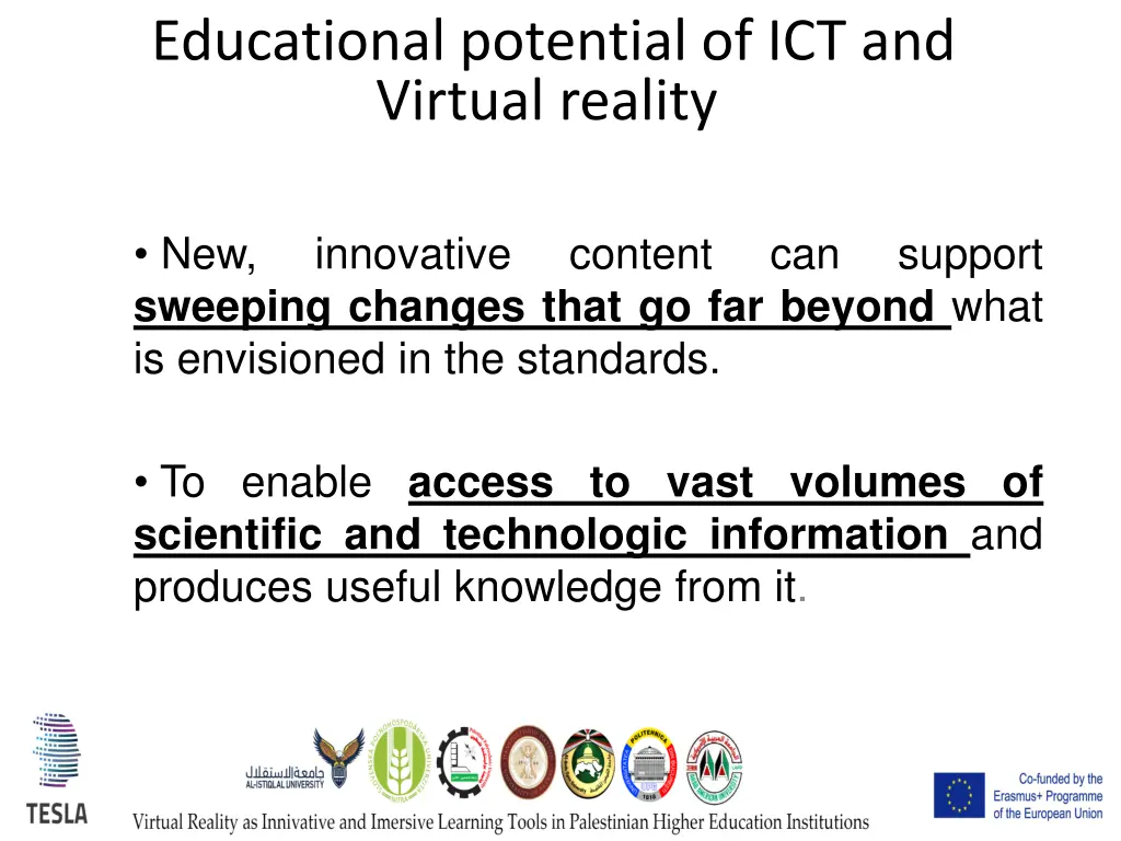 educational potential of ict and virtual reality