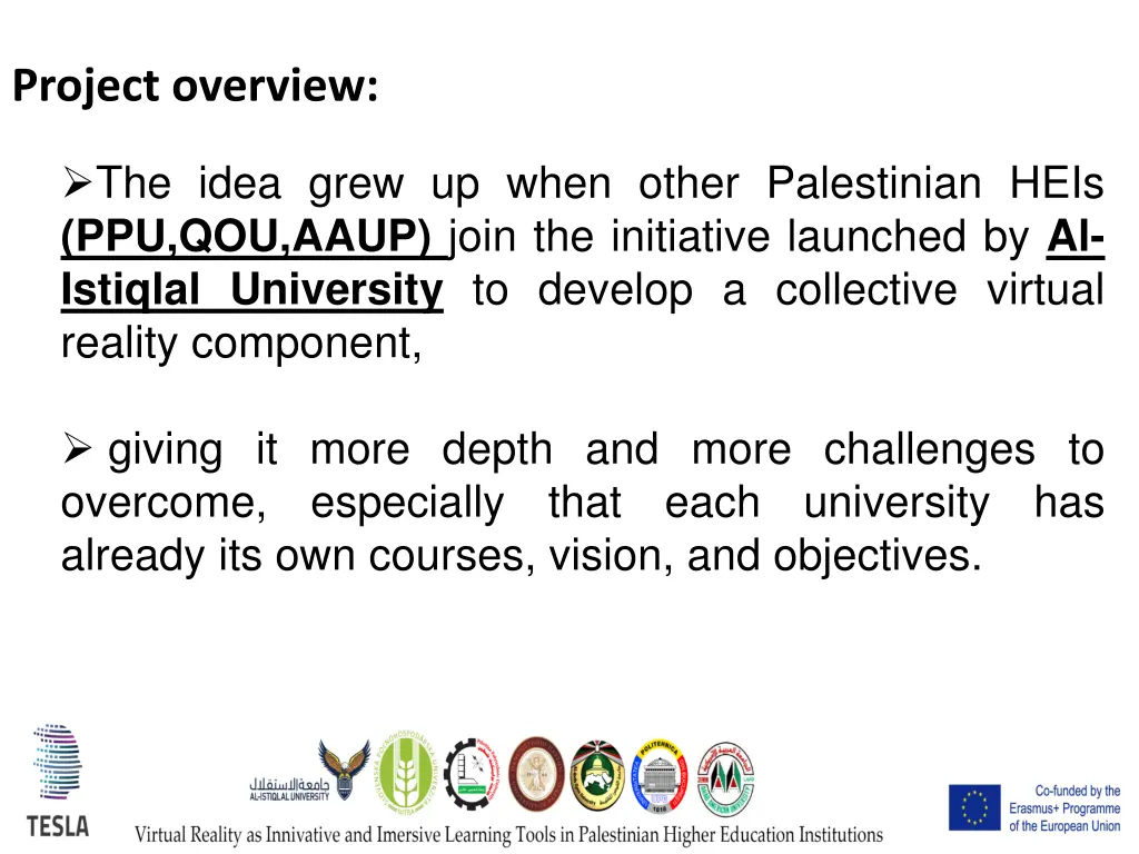 project overview 2