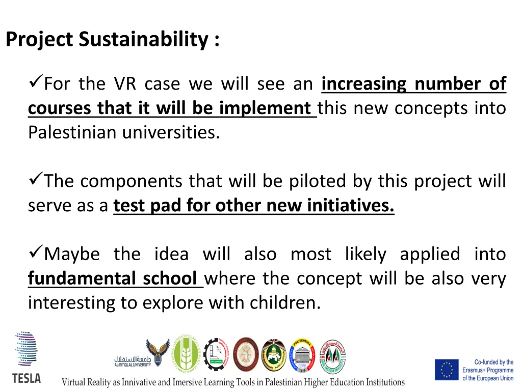 project sustainability