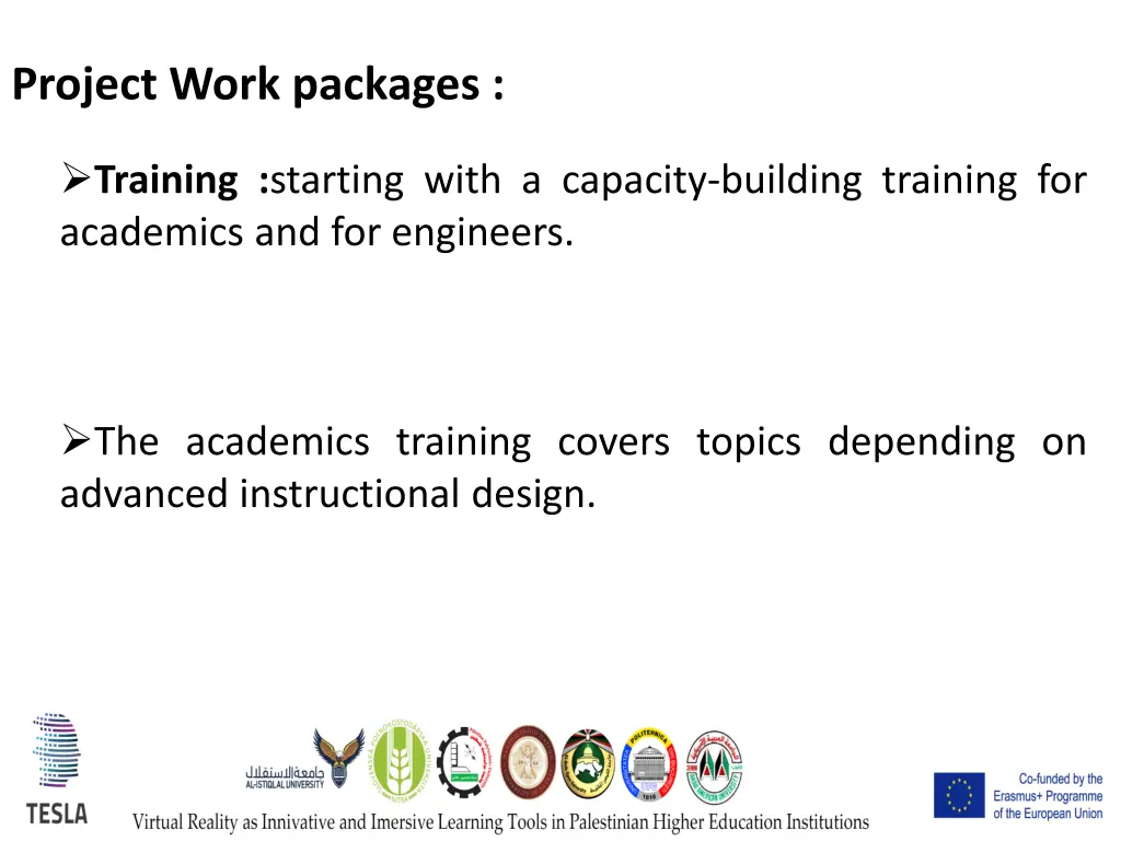 project work packages 2
