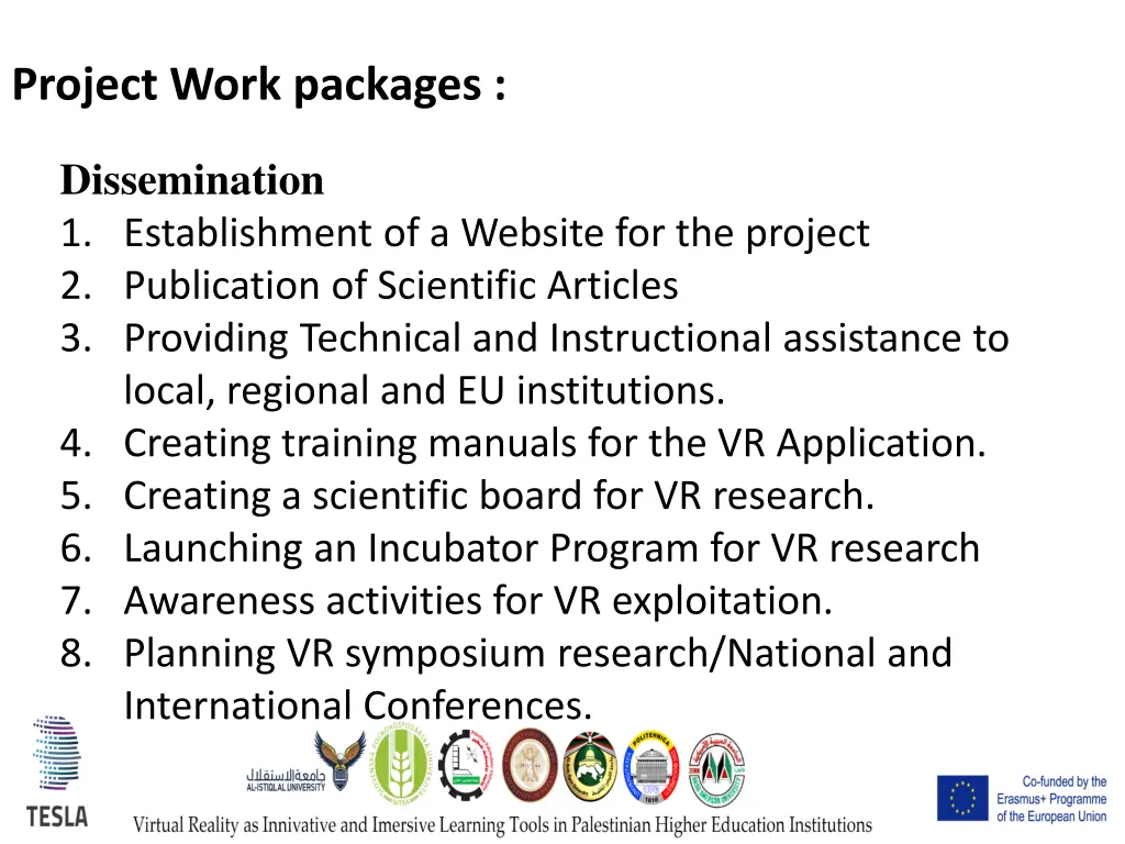 project work packages 7