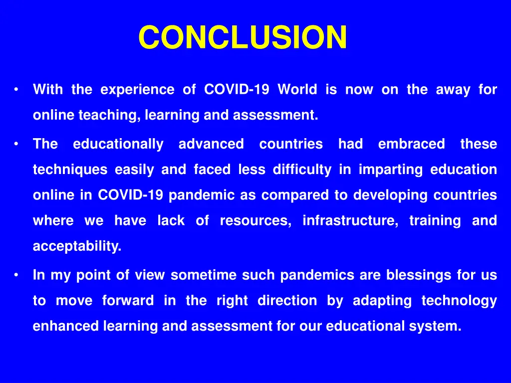conclusion