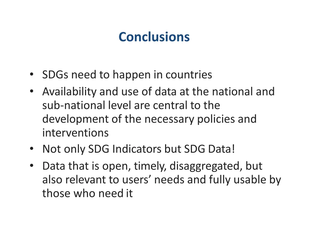 conclusions