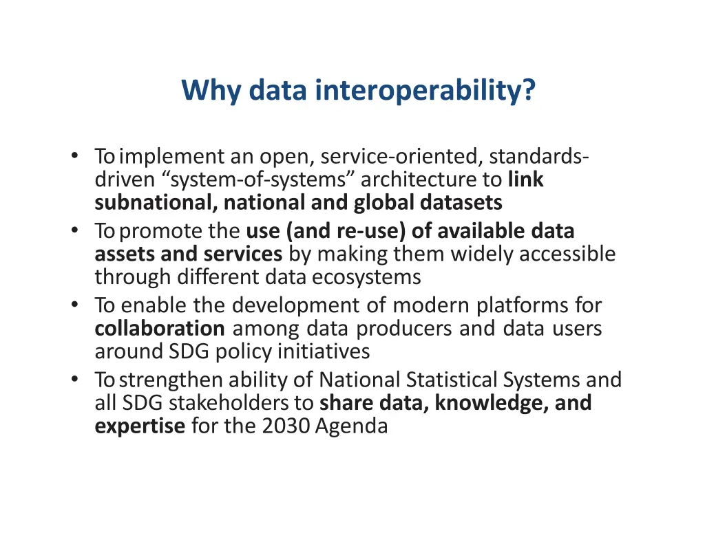 why data interoperability