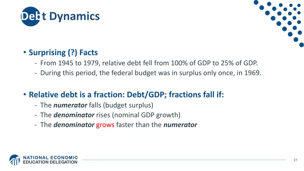 debt dynamics