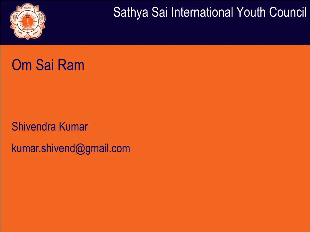 sathya sai international youth council