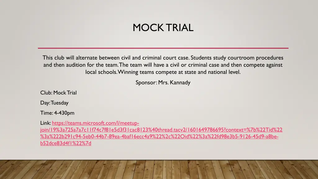 mock trial