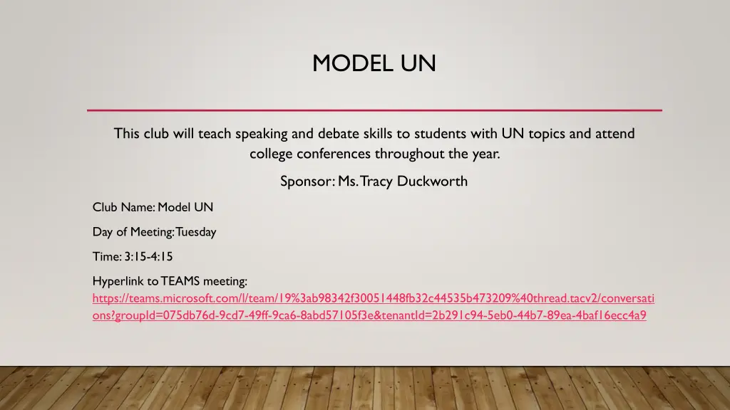 model un