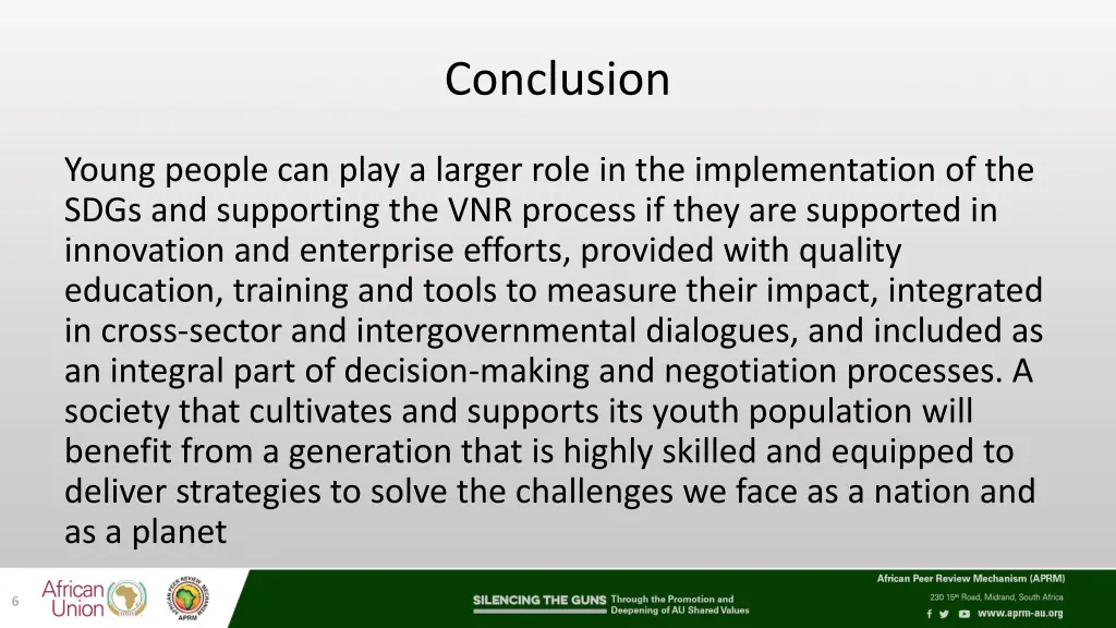 conclusion