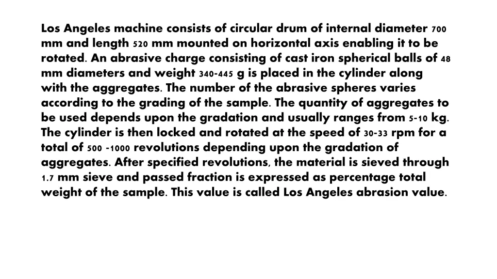 los angeles machine consists of circular drum