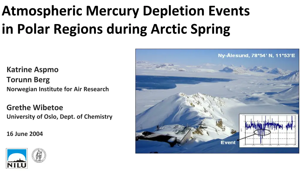 atmospheric mercury depletion events in polar
