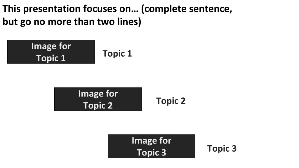 this presentation focuses on complete sentence