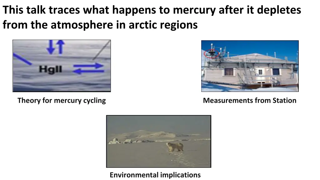 this talk traces what happens to mercury after