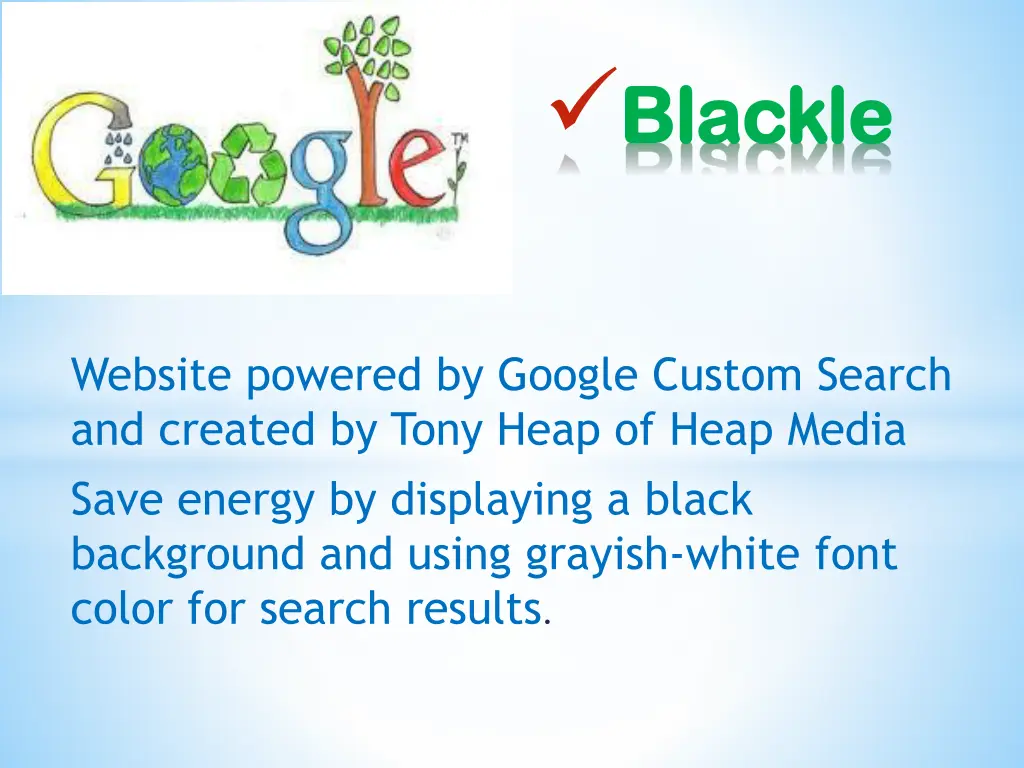 blackle blackle