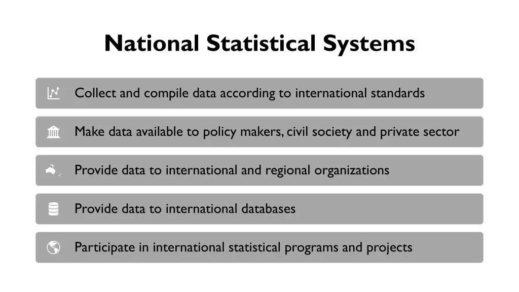 national statistical systems