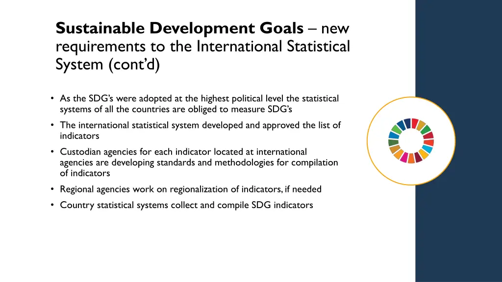 sustainable development goals new requirements 1