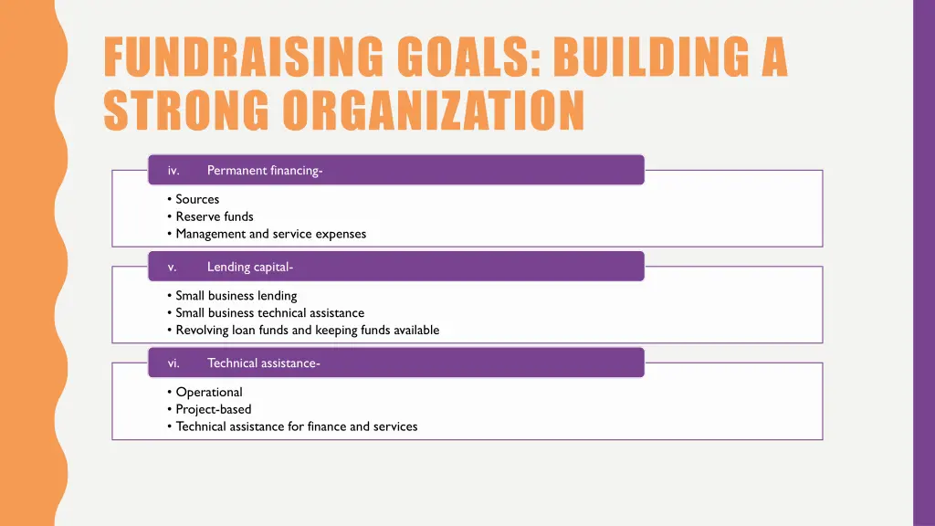 fundraising goals building a strong organization 1