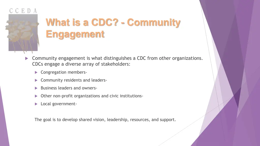 what is a cdc community engagement