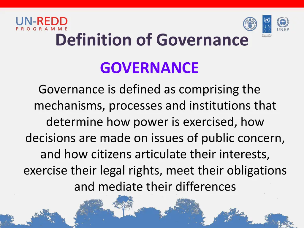definition of governance