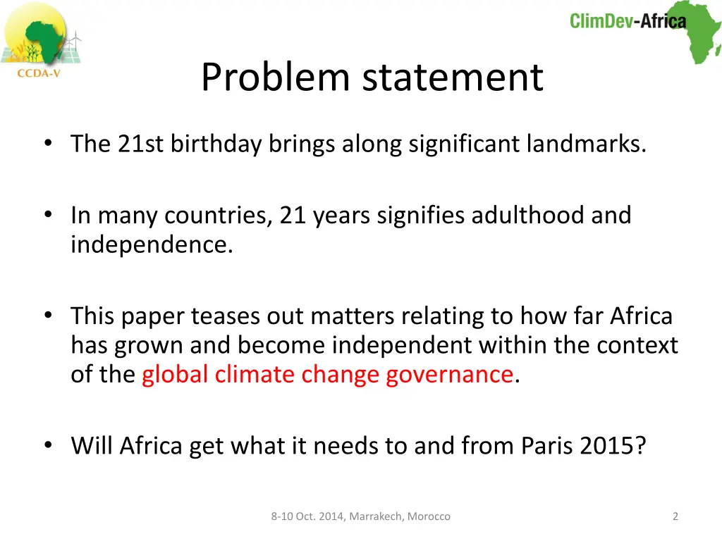problem statement